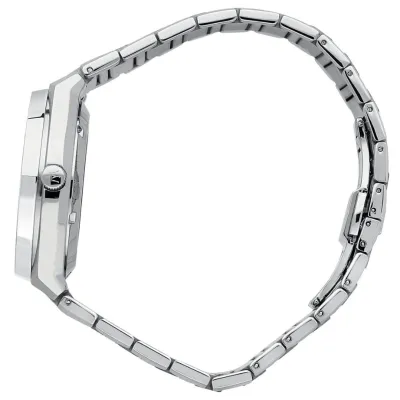 Maserati Stile 3H White Dial Silver Steel Strap Watch For Men